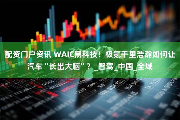 配资门户资讯 WAIC黑科技！极氪千里浩瀚如何让汽车“长出大脑”？_智驾_中国_全域